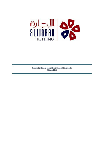Thumbnail Alijarah Holding Half-year Report 2015-h1