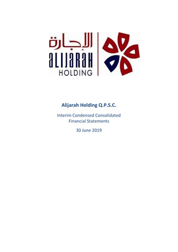 Thumbnail Alijarah Holding Half-year Report 2019-h1