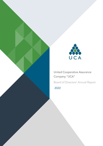 Thumbnail United Cooperative Assurance Company Annual Report 2022