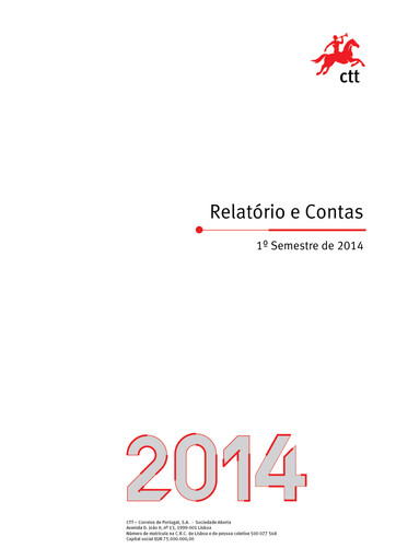 Thumbnail CTT - Correios De Portugal Half-year Report 2014-h1