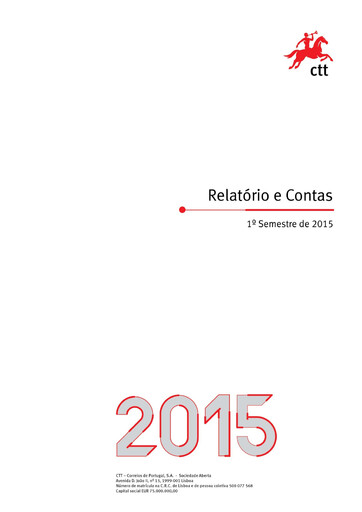Thumbnail CTT - Correios De Portugal Half-year Report 2015-h1
