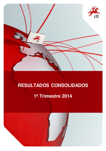 Miniature CTT - Correios De Portugal Rapport trimestriel 2014-q1
