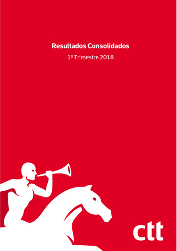 Miniature CTT - Correios De Portugal Rapport trimestriel 2018-q1