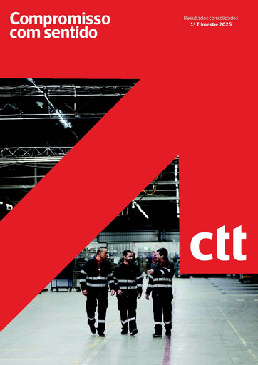 Miniature CTT - Correios De Portugal Rapport trimestriel 2025-q1
