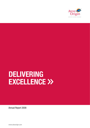 Thumbnail Atos Annual Report 2008