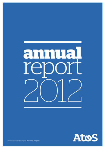 Thumbnail Atos Annual Report 2012