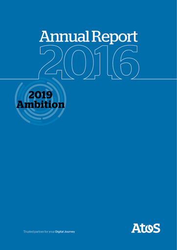 Thumbnail Atos Annual Report 2016