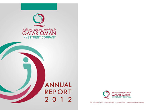 Thumbnail Qatar Oman Investment Company Annual Report 2012