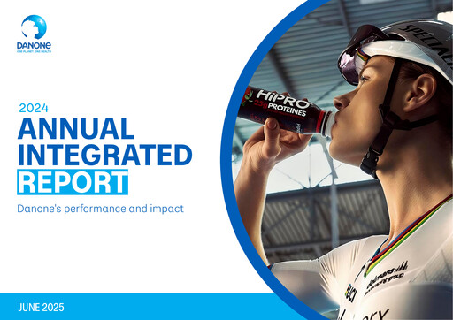 Thumbnail Danone Annual Report 2024