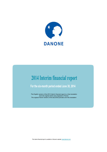 Thumbnail Danone Half-year Report 2014-h1