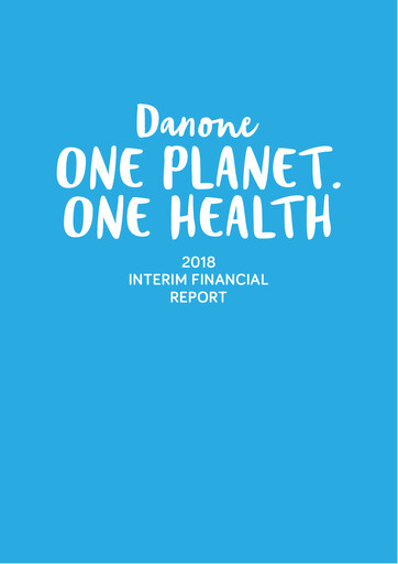 Thumbnail Danone Half-year Report 2018-h1