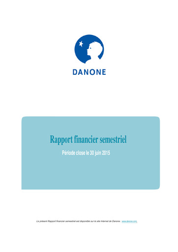 Thumbnail Danone Half-year Report 2015-h1