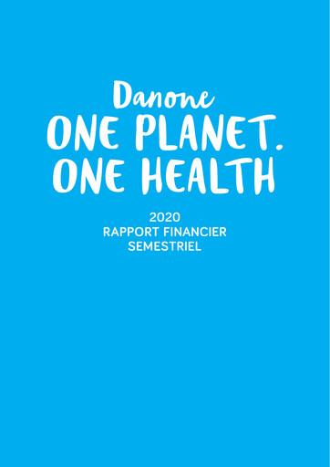 Thumbnail Danone Half-year Report 2020-h1