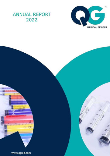 Thumbnail Qatari German Company for Medical Devices Annual Report 2022