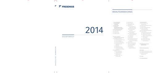 Thumbnail Fresenius Annual Report 2014