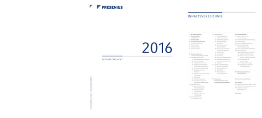 Thumbnail Fresenius Annual Report 2016