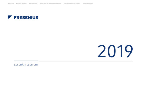 Thumbnail Fresenius Annual Report 2019