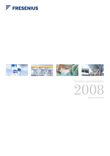 Thumbnail Fresenius Annual Report 2008