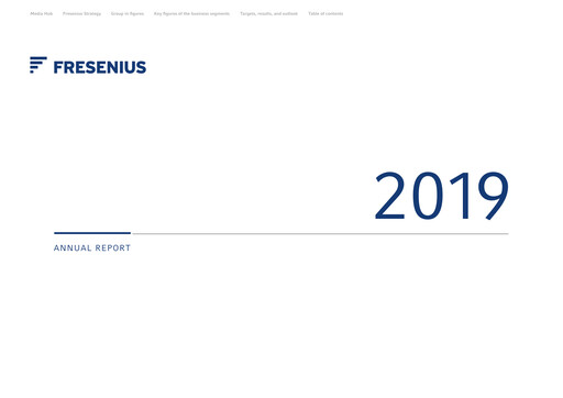 Thumbnail Fresenius Annual Report 2019