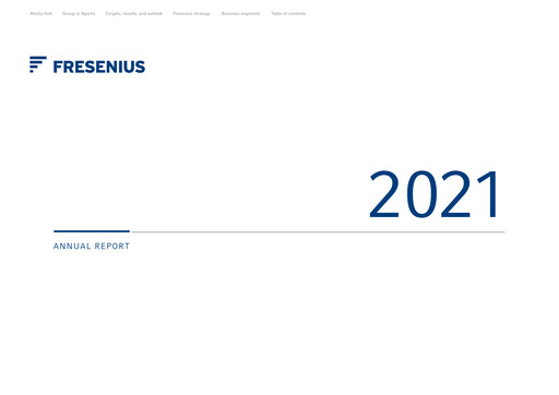 Thumbnail Fresenius Annual Report 2021