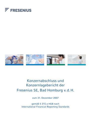 Thumbnail Fresenius Financial Report 2007