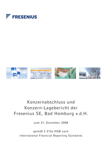 Thumbnail Fresenius Financial Report 2008