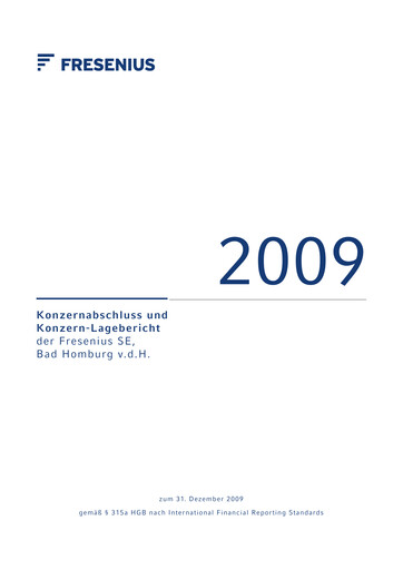 Thumbnail Fresenius Financial Report 2009