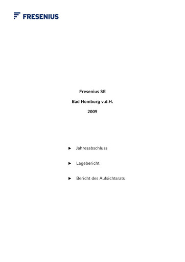 Thumbnail Fresenius Financial Statement 2009