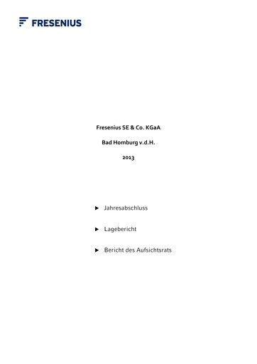 Thumbnail Fresenius Financial Statement 2013