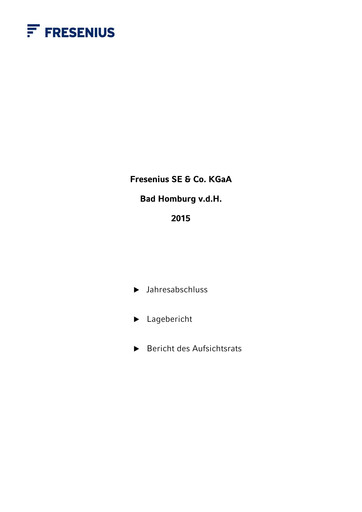 Thumbnail Fresenius Financial Statement 2015