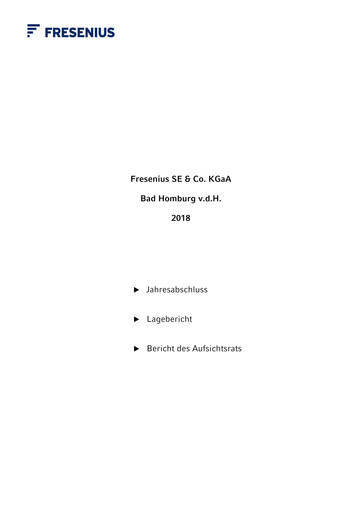 Thumbnail Fresenius Financial Statement 2018