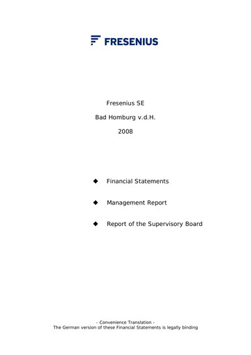 Vorschaubild Fresenius Finanzmitteilung 2008