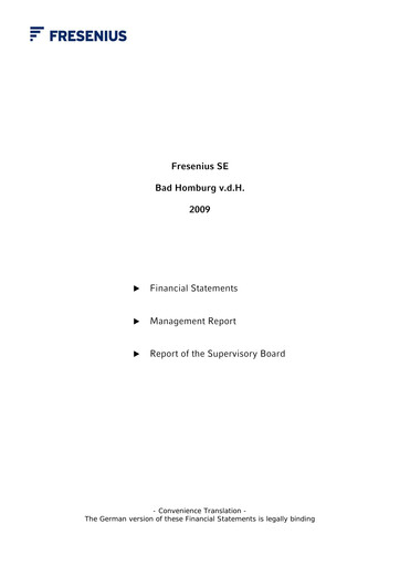 Vorschaubild Fresenius Finanzmitteilung 2009