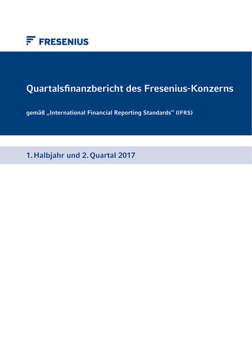 Thumbnail Fresenius Half-year Report 2017-h1