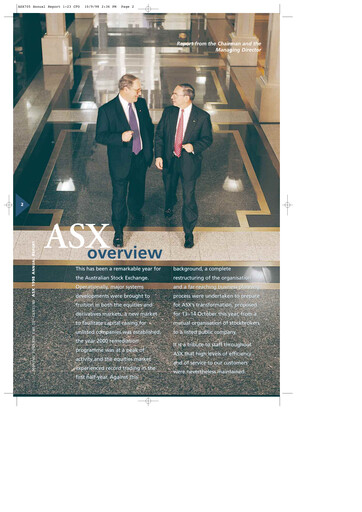 Thumbnail ASX Annual Report 1998