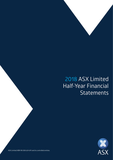 Miniature ASX Rapport semestriel 2018-h1