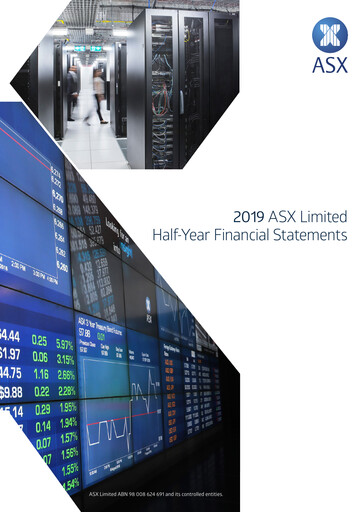 Miniature ASX Rapport semestriel 2019-h1