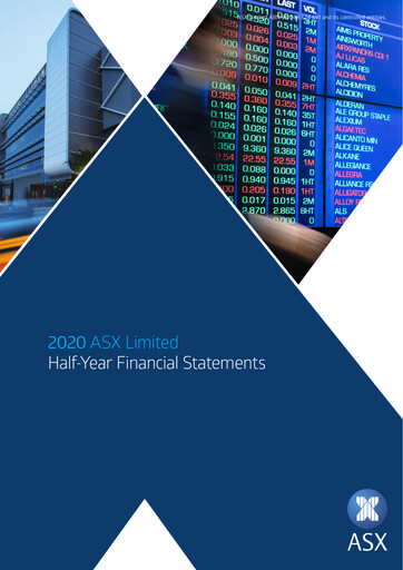 Miniature ASX Rapport semestriel 2020-h1
