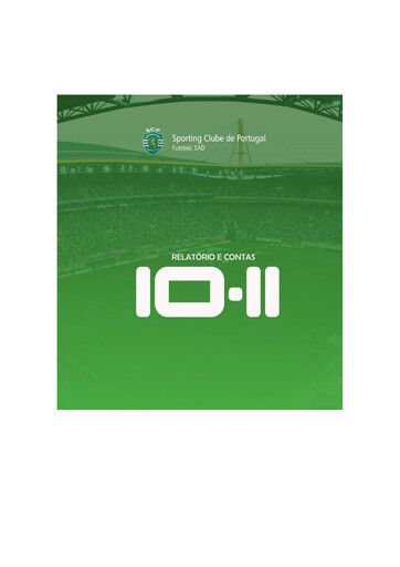 Thumbnail Sporting Clube de Portugal Annual Report 2010-2011
