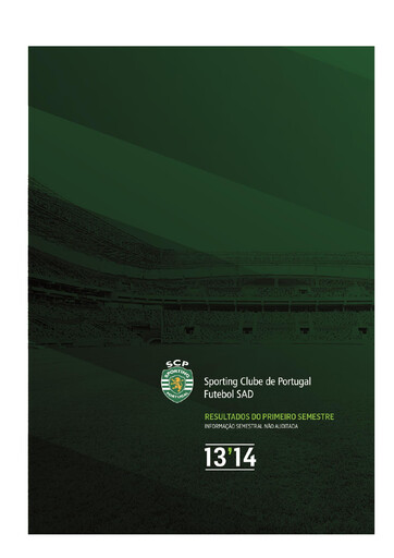 Thumbnail Sporting Clube de Portugal Half-year Report 2013-2014