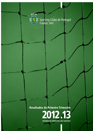 Thumbnail Sporting Clube de Portugal Quarterly Report 2012-2013-q1