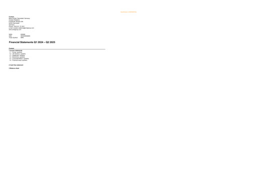 Thumbnail Merck KGaA Financial Statement 2025-h1