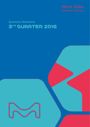 Thumbnail Merck KGaA Quarterly Report 2016-q3
