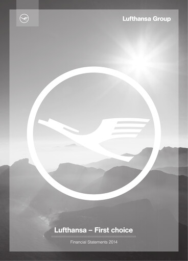 Thumbnail Lufthansa Financial Statement 2014