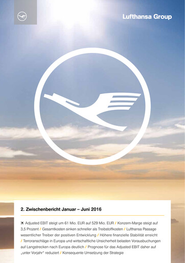 Thumbnail Lufthansa Half-year Report 2016-h1