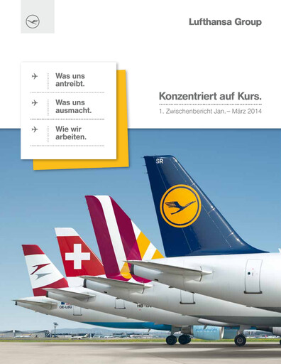 Vorschaubild Lufthansa Quartalsbericht 2014-q1