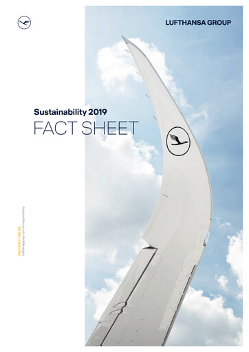 Thumbnail Lufthansa Sustainability Report 2019