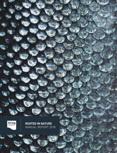 Vorschaubild Grieg Seafood Jahresbericht 2018