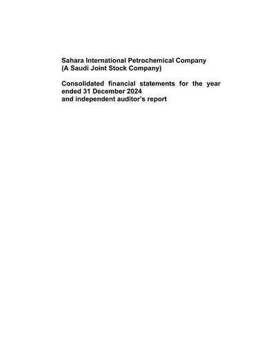 Thumbnail Saudi International Petrochemical Company (Sipchem) Financial Statement 2024