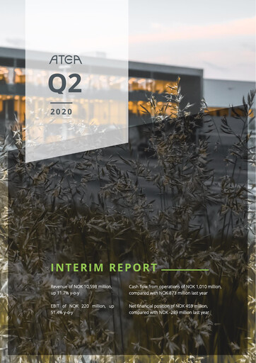 Thumbnail Atea ASA Quarterly Report 2020-q2
